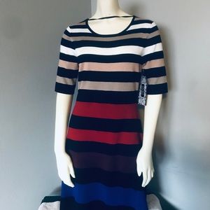 Lovely striped women's dress.